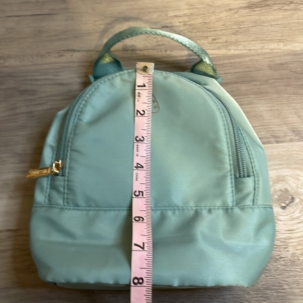 Biossance women’s mini backpack purse bag green light travel Athlesiure nwot - Picture 6 of 8